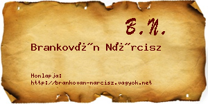 Brankován Nárcisz névjegykártya